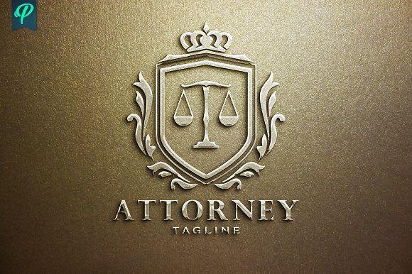 Attorney Logo - Attorney, Lawyer Logo Template ~ Logo Templates ~ Creative Market