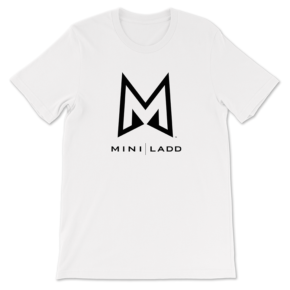Ladd Logo - Mini Ladd ™ Tee (White). Mini Ladd™ Official Merch