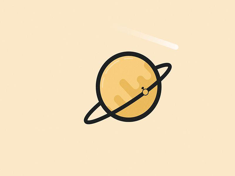 Saturn's Logo - Saturn's Ring by Grigore Madalin | Dribbble | Dribbble