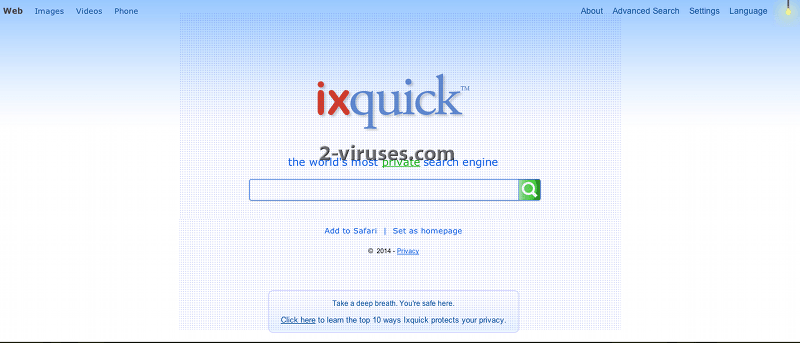 Ixquick Logo - Ixquick.com virus - How to remove - 2-viruses.com