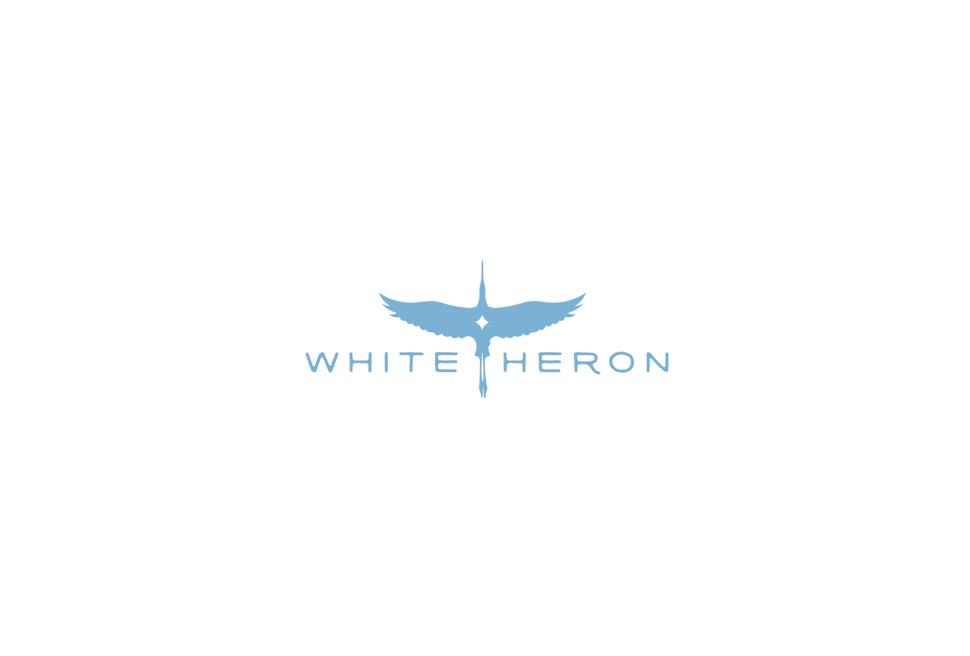 Heron Logo - White Heron Logo Design