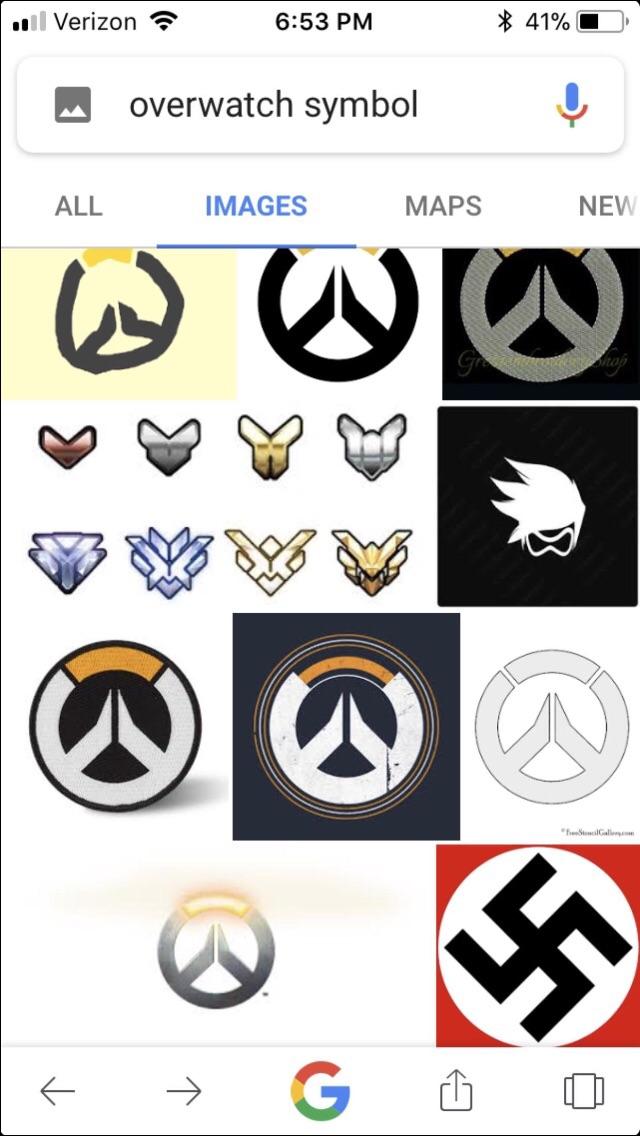Natsi Logo - Let's see the new overwatch logos are the nazi flag or a drawing by ...