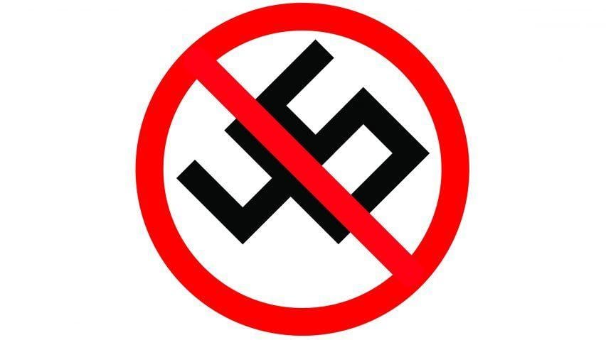 Natsi Logo - Mike Mitchell bases Trump protest logo on anti-Nazi symbols
