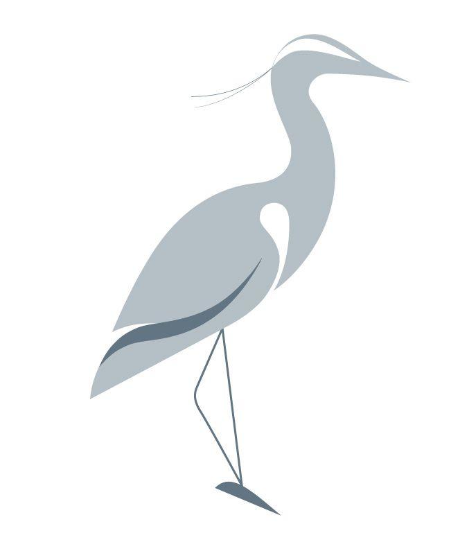 Heron Logo - Heron - Logo Mark | Skillshare Projects