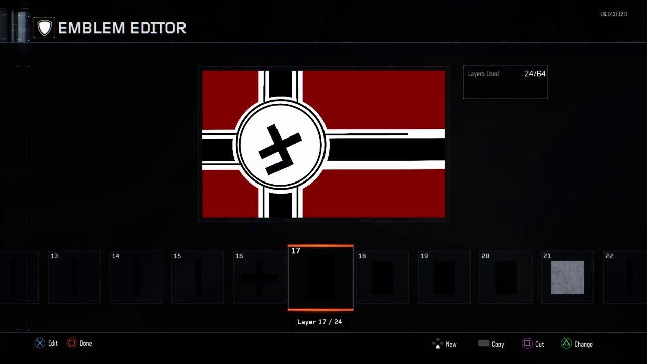 Natsi Logo - How to do a bo3 Nazi emblem - YouTube