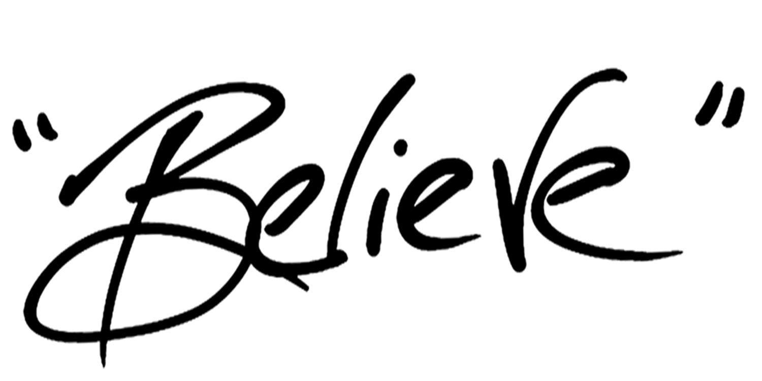 Belive Logo - Believe - More Than A Thread
