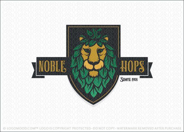 Hops Logo - Readymade Logos for Sale Noble Hops | Readymade Logos for Sale