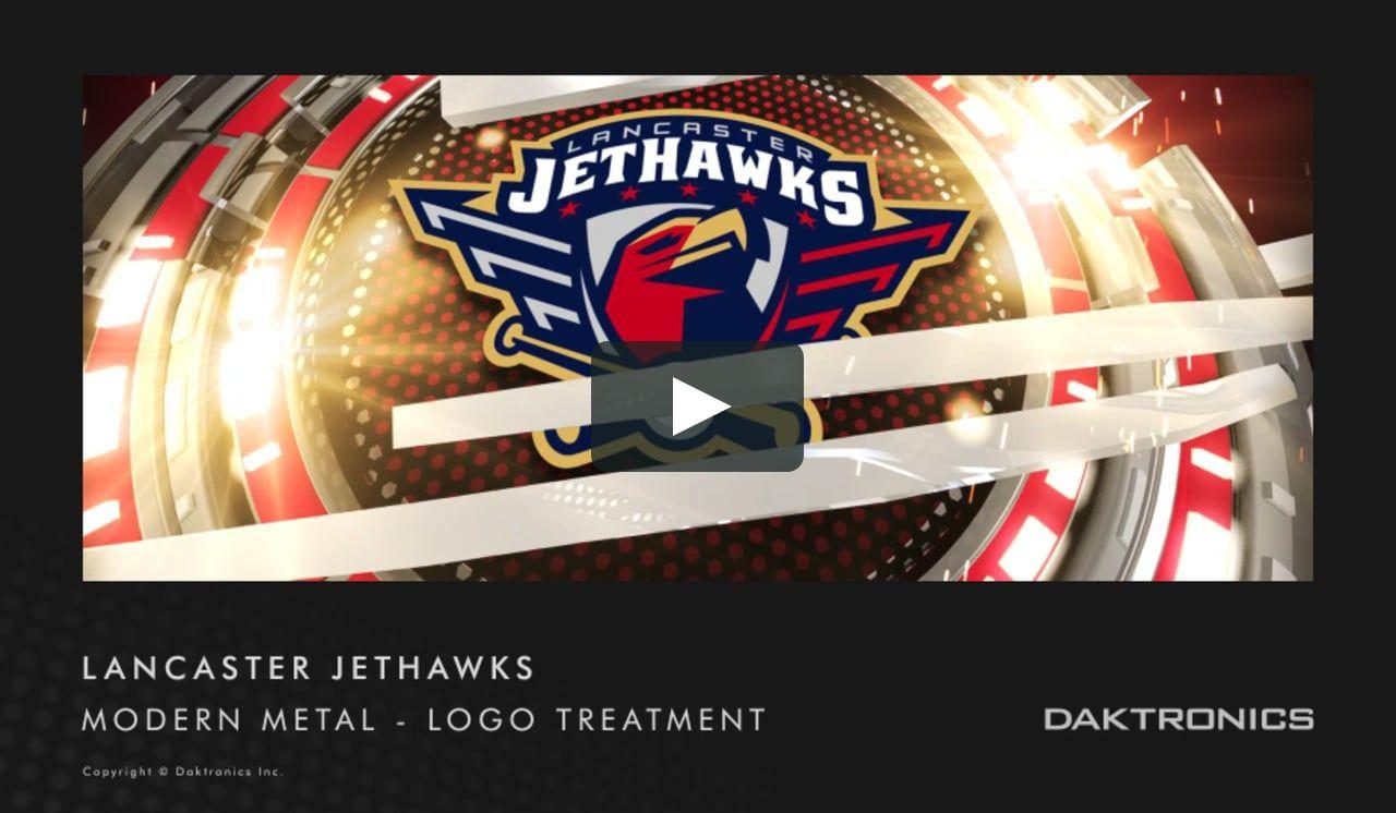 JetHawks Logo - Lancaster JetHawks - Modern Metal - Logo Treatment v1 on Vimeo