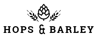 Hops Logo - Hops & Barley Co. | Drink Craft Not Crap T-Shirt (Double Logo ...