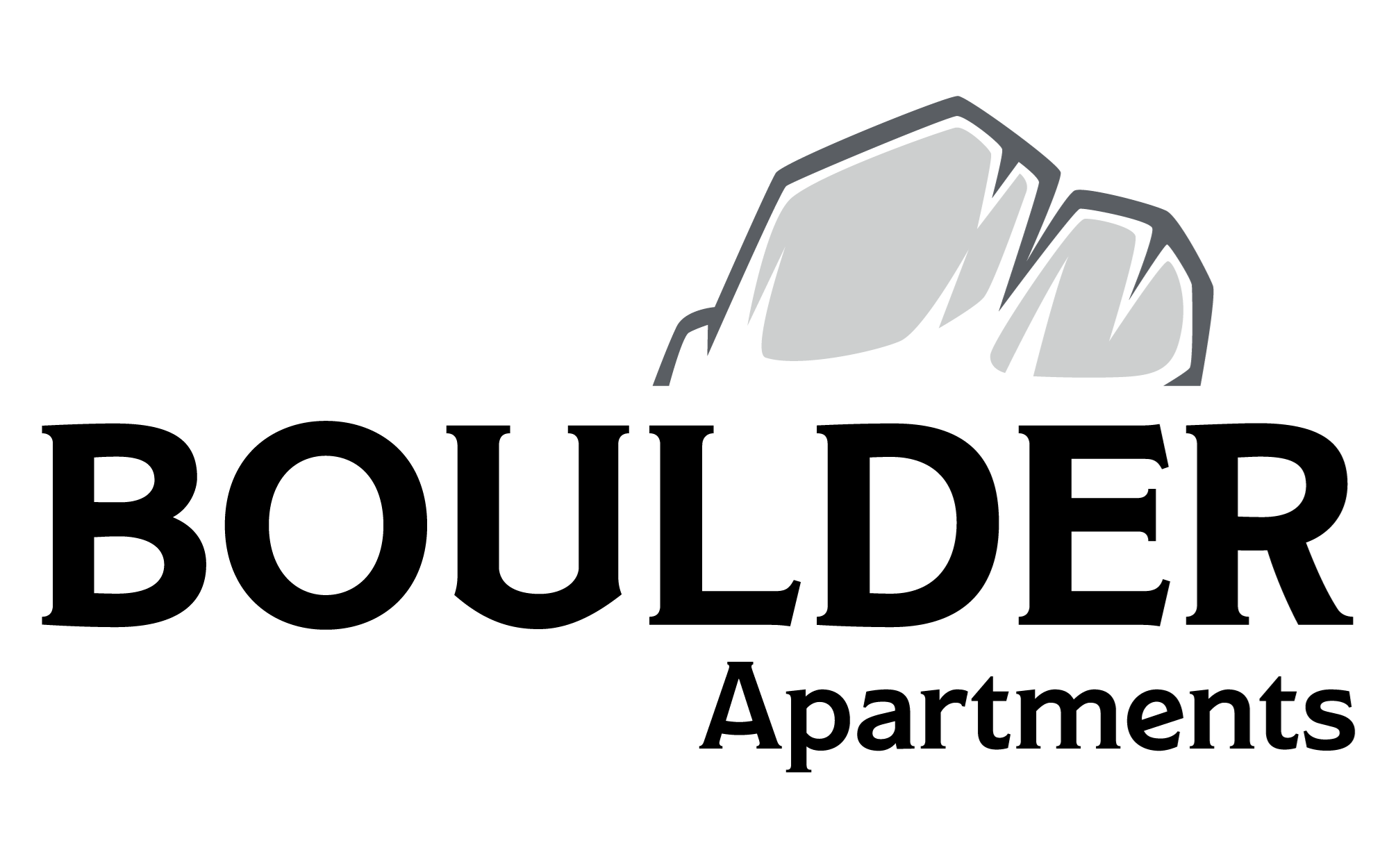 Boulder Logo - The Boulder Apartments. Apartments in Cheney, WA