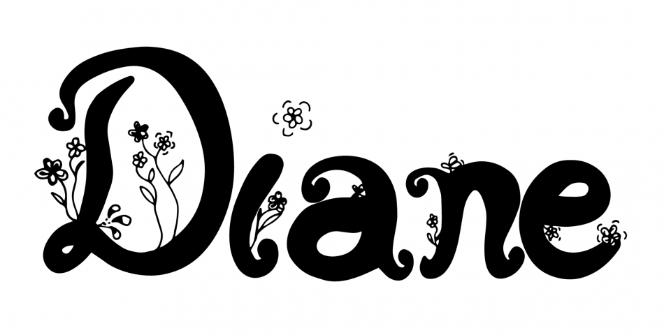 Diane Logo - Emily Jane Design- Hand Rendered Typography - My Logo Rules