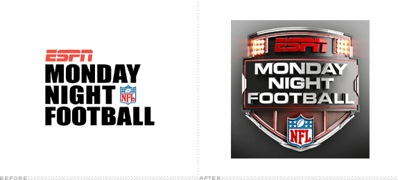 MNF Logo - Brand New: ESPN Monday Night Football