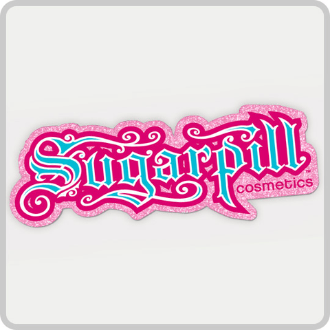 Sugarpill Logo - Sugarpill Logo Glitter Sticker. Sugarpill Products