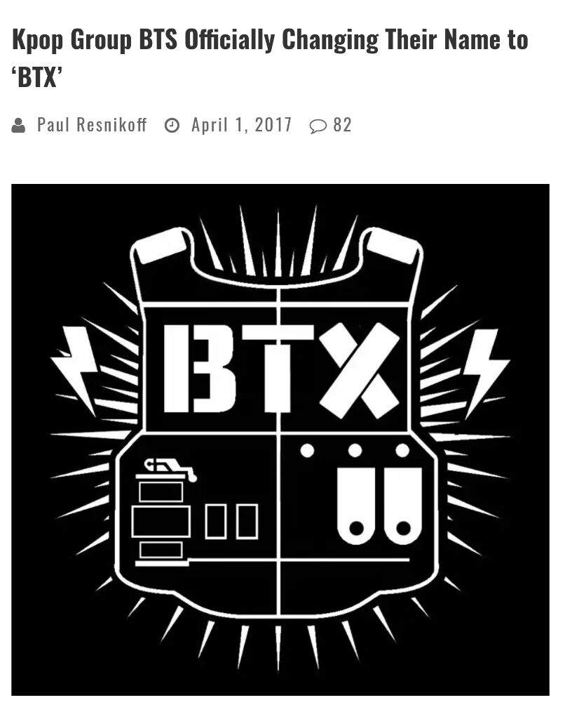 BTX Logo - BTS changing name to 