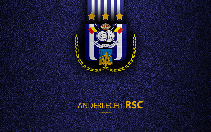 Anderlecht Logo - Download wallpapers Anderlecht FC, 4K, Belgian Football Club, logo ...