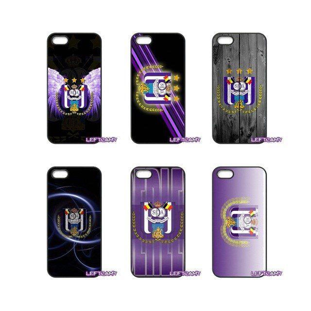 Anderlecht Logo - RSC Anderlecht logo Pattern Hard Phone Case Cover For iPhone 4 4S 5