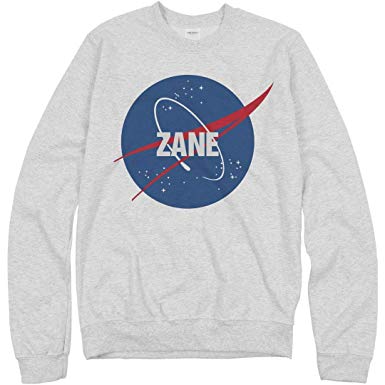 Zane Logo - Amazon.com: NASA Logo Zane Sweater: Unisex Gildan Crewneck ...