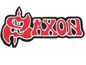 Saxon Logo - SAXON Logo Heavy Metal Giant XL Back Vest Jacket Patch 12