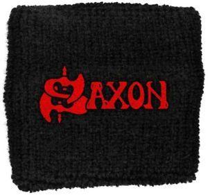 Saxon Logo - Saxon Logo Sweatband Wristband Official Wrist Band New 5055339752293 ...