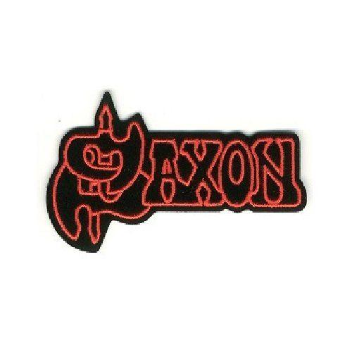 Saxon Logo - Saxon Logo Red Cut Out Patch