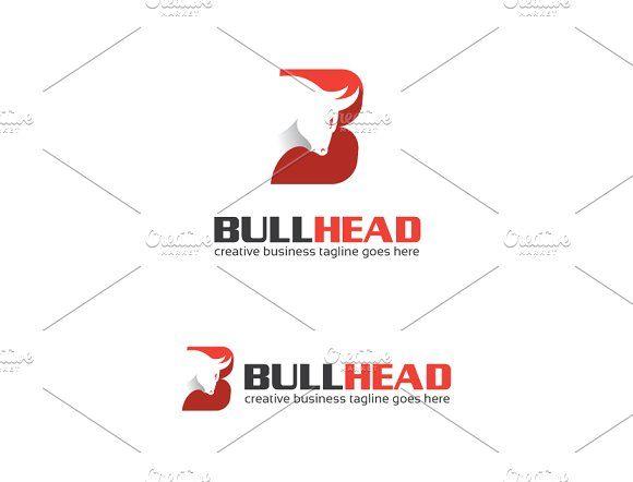 Bullhead Logo - Bull Head Letter B Logo ~ Logo Templates ~ Creative Market