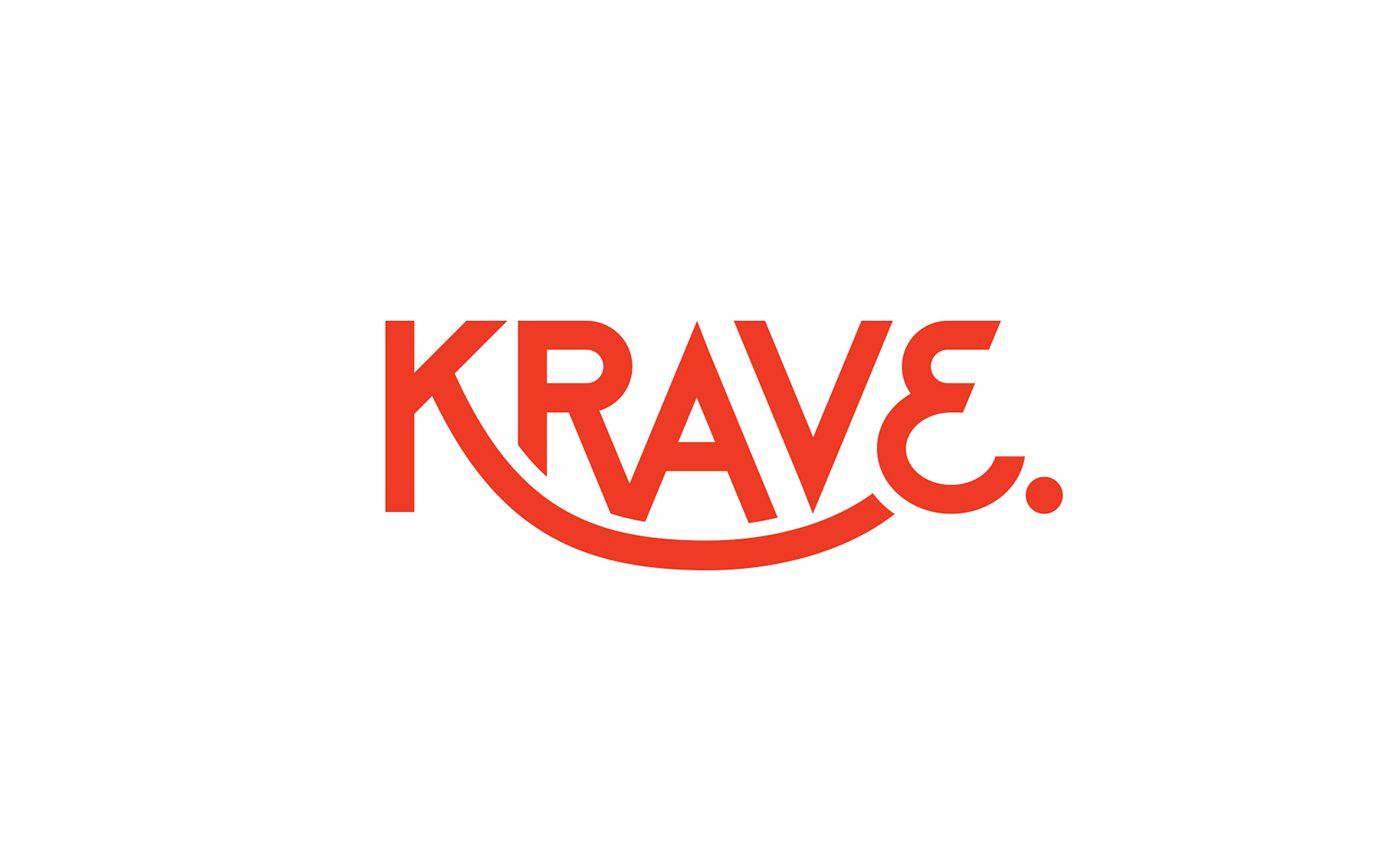 Krave Logo - Krave Logo. ADears. Logos, Media design, Advertising