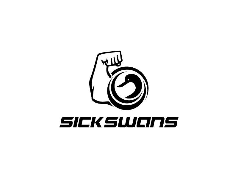 Swans Logo - Sick Swans Logo Design