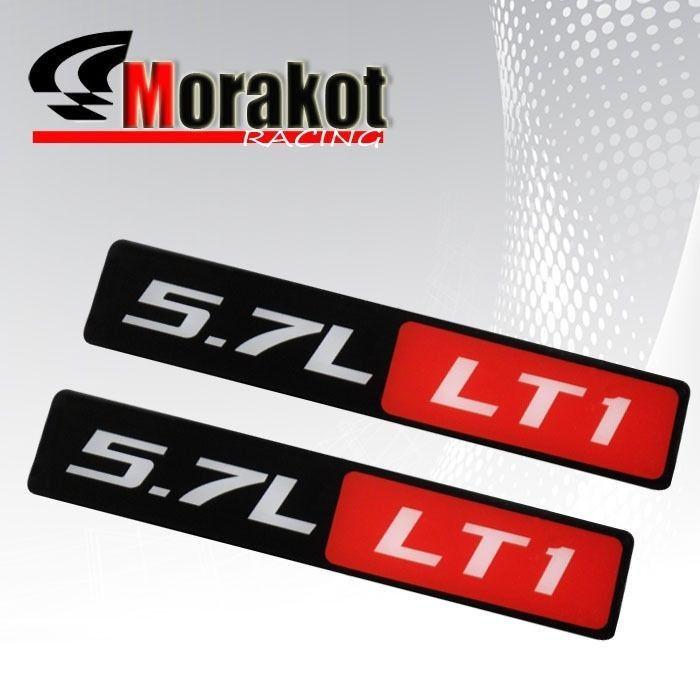 Lt1 Logo - 2x 5.7L LT1 Decal Sticker Emblem Logo Bumper Window Fender Motor ...