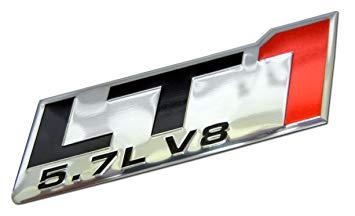 Lt1 Logo - Amazon.com: LT1 5.7L V8 Red Engine Emblem Badge Nameplate Highly ...