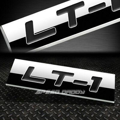 Lt1 Logo - METAL GRILL TRUNK Emblem Decal Logo Trim Badge Polished Black