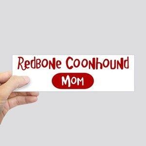 Redbone Logo - Redbone Coonhound Mom Bumper Stickers - CafePress