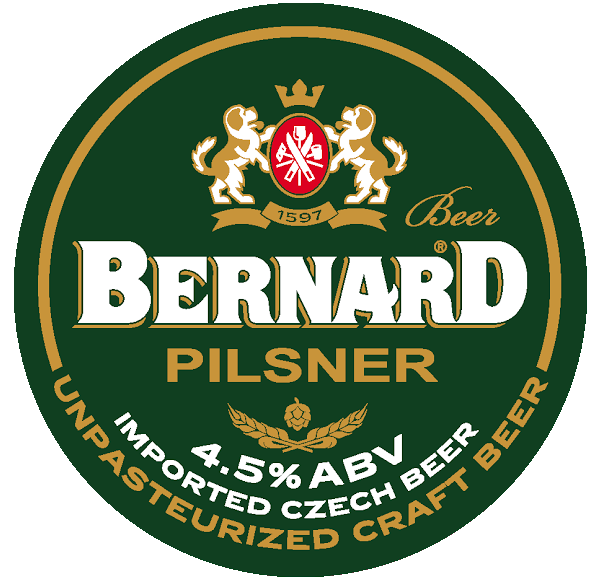 Bernard Logo - Pivovar Bernard Bohemian Lager 'Pilsner Svetly Lezak' 4.5% 30L Keg