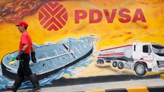 Pdvsa Logo - Venezuela falls behind on oil-for-loan deals with China, Russia