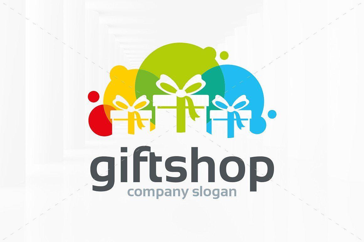 Gift Logo - Gift Shop Logo Template ~ Logo Templates ~ Creative Market