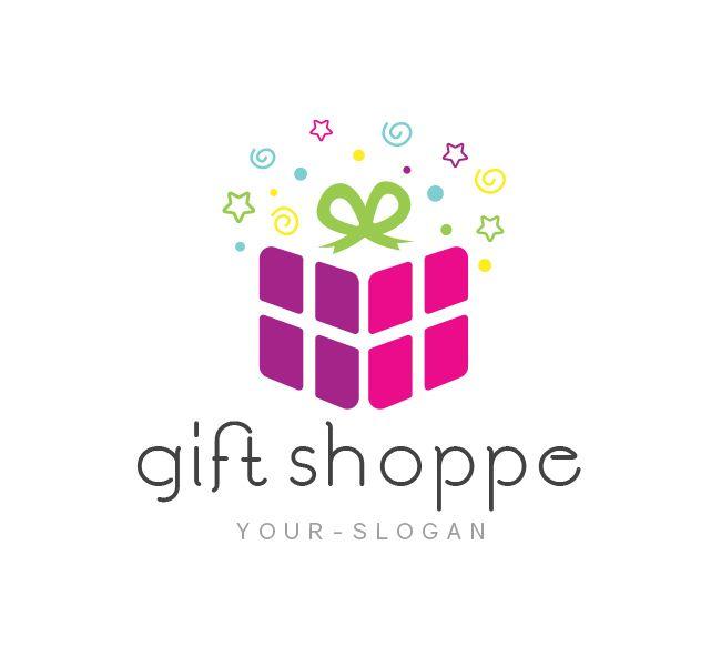 Gift Logo - Gift Shop Logo & Business Card Template - The Design Love