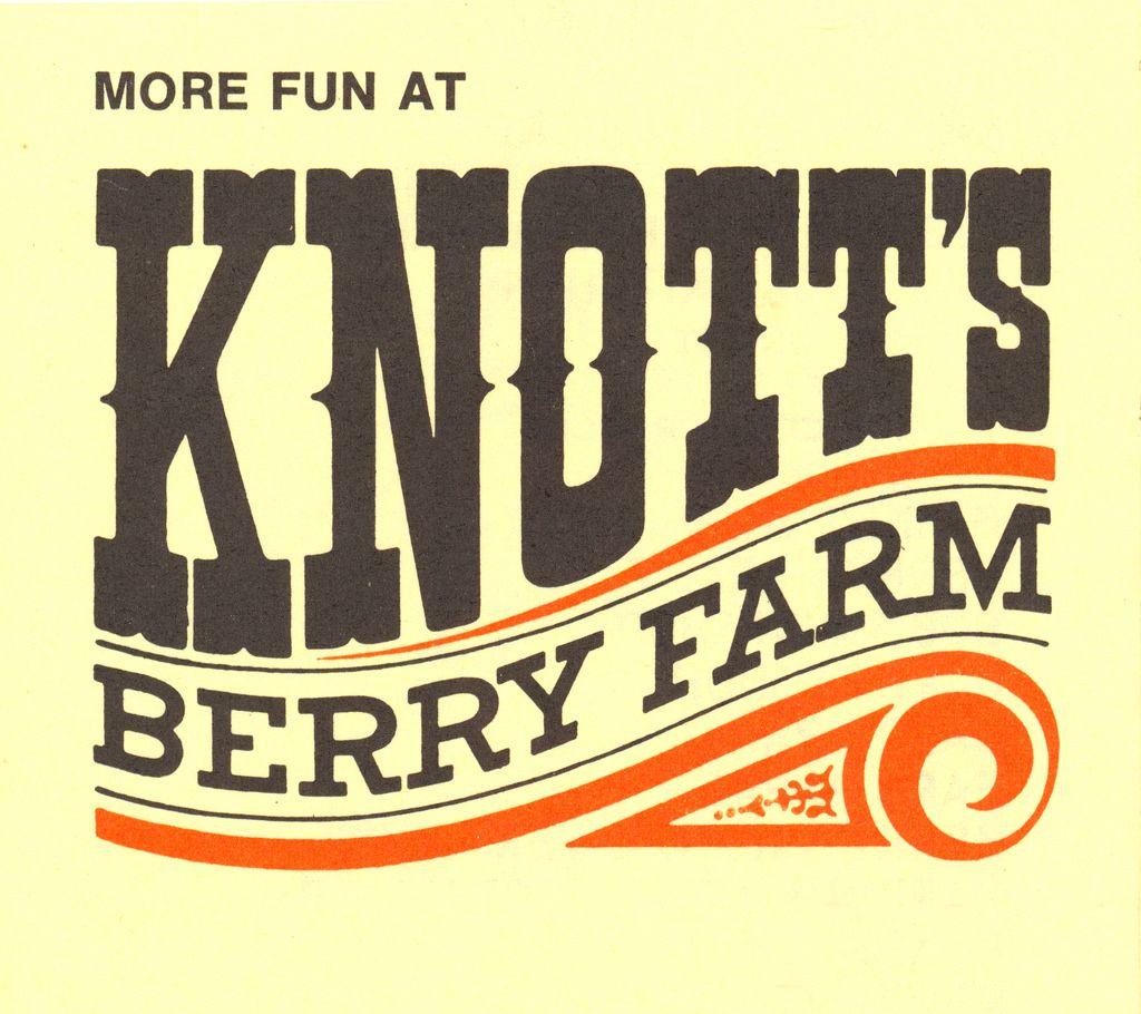 Knotts Logo - Knotts Logo 1970
