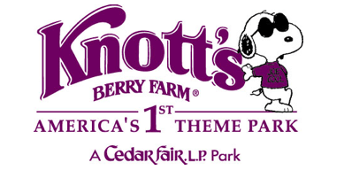Knotts Logo - Busman's Wedding: Theme Park Reporter Marries at Knott's Berry Farm