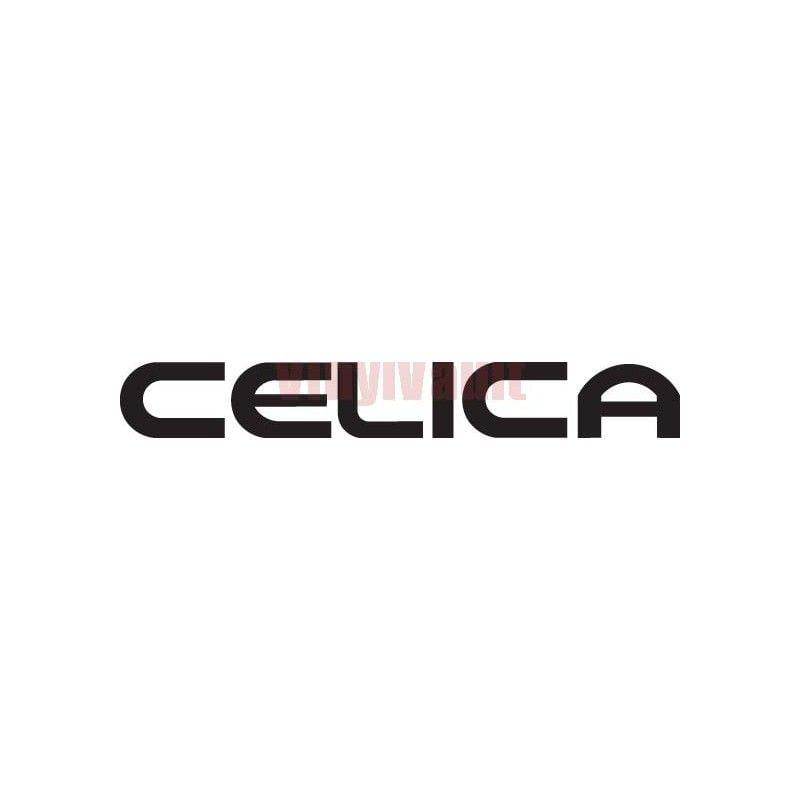 Celica Logo - CELICA Logo Vinyl Car Decal - Vinyl Vault