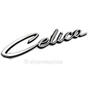 Celica Logo - OEM Toyota 70-77 Celica Rear Quarter Panel Celica Emblem Badge ...