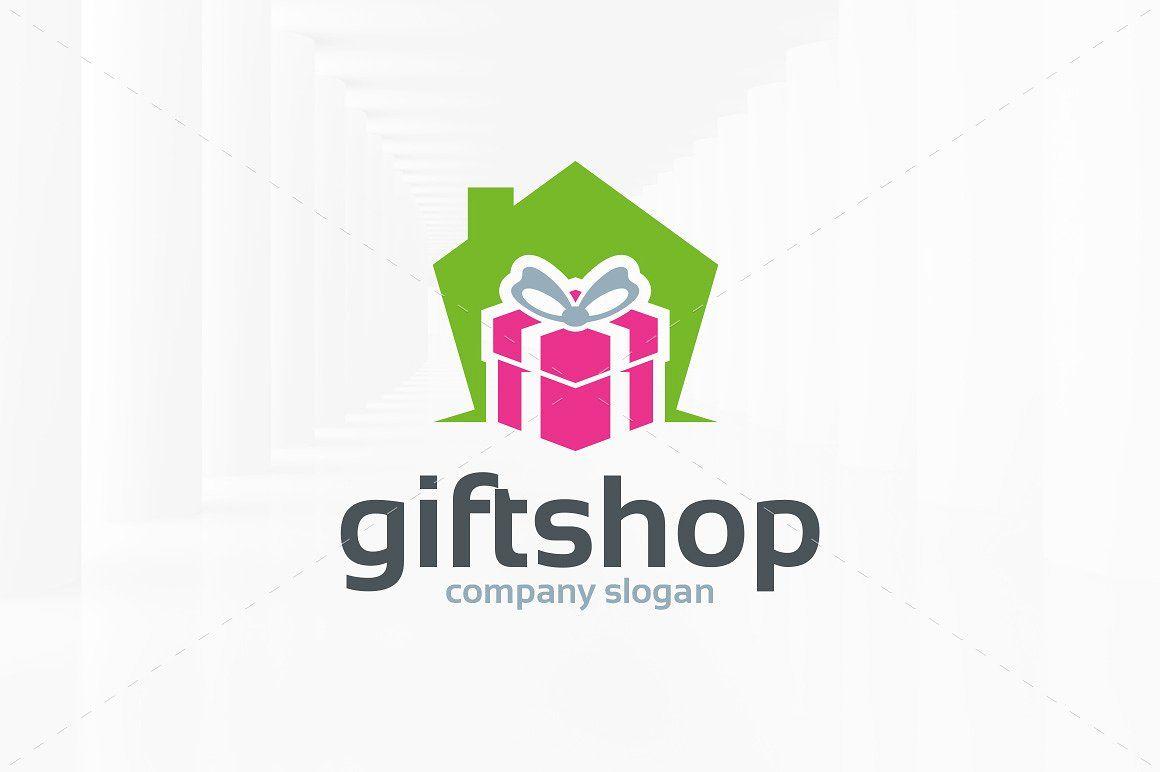 Gift Logo - Gift Shop Logo Template v2 ~ Logo Templates ~ Creative Market