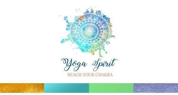 Chakra Logo - Yoga Logo / Yoga Branding Package / Chakra Logo / Spiritual | Etsy