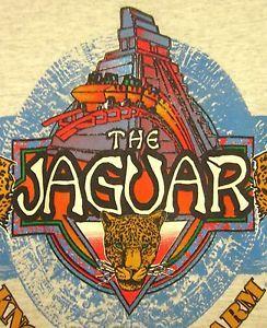 Knotts Logo - KNOTT'S BERRY FARM lrg T shirt Jaguar rollercoaster Aztec logo tee ...
