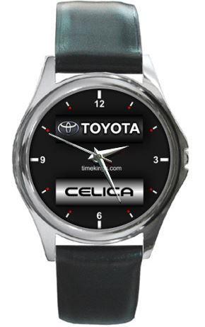 Celica Logo - Toyota Celica Car Logo Leather Watch