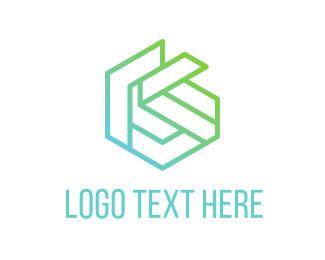 Hexagon with 3 Lines Logo - Hexagonal Logo Designs. Make An Hexagonal Logo