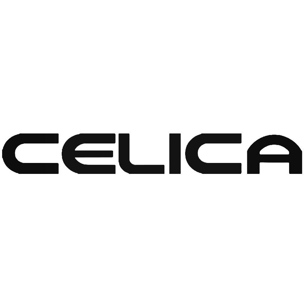 Celica Logo - Toyota Celica Vinyl Decal Sticker