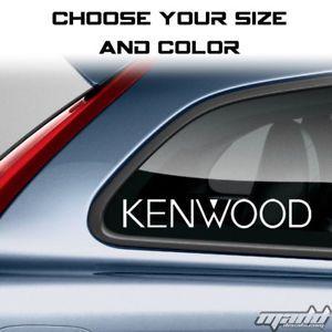 Kenwood Logo - Kenwood Logo Sticker | Car Audio Die Cut Vinyl Decal *Multiple ...