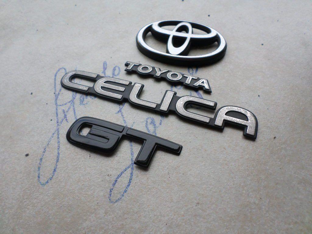 Celica Logo - Buy 94-99 Toyota Celica GT Tailgate Logo 75471-20070 Emblem Logo ...