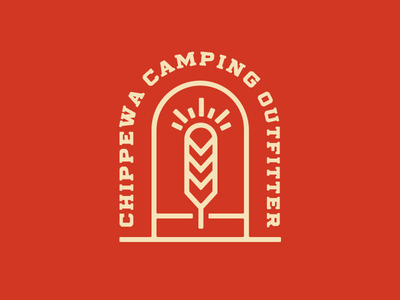 Outfitter Logo - Chippewa Camping Outfitter logo concept by Ken Nyberg | Dribbble ...