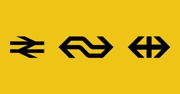 Seventies Logo - NL logo in between style similarities. dutch railroads visual