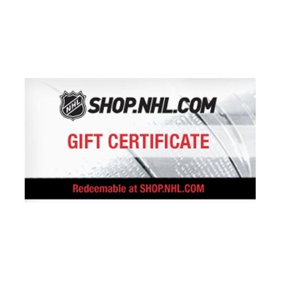 NHL.com Logo - NHL Shop Online Gift Certificate
